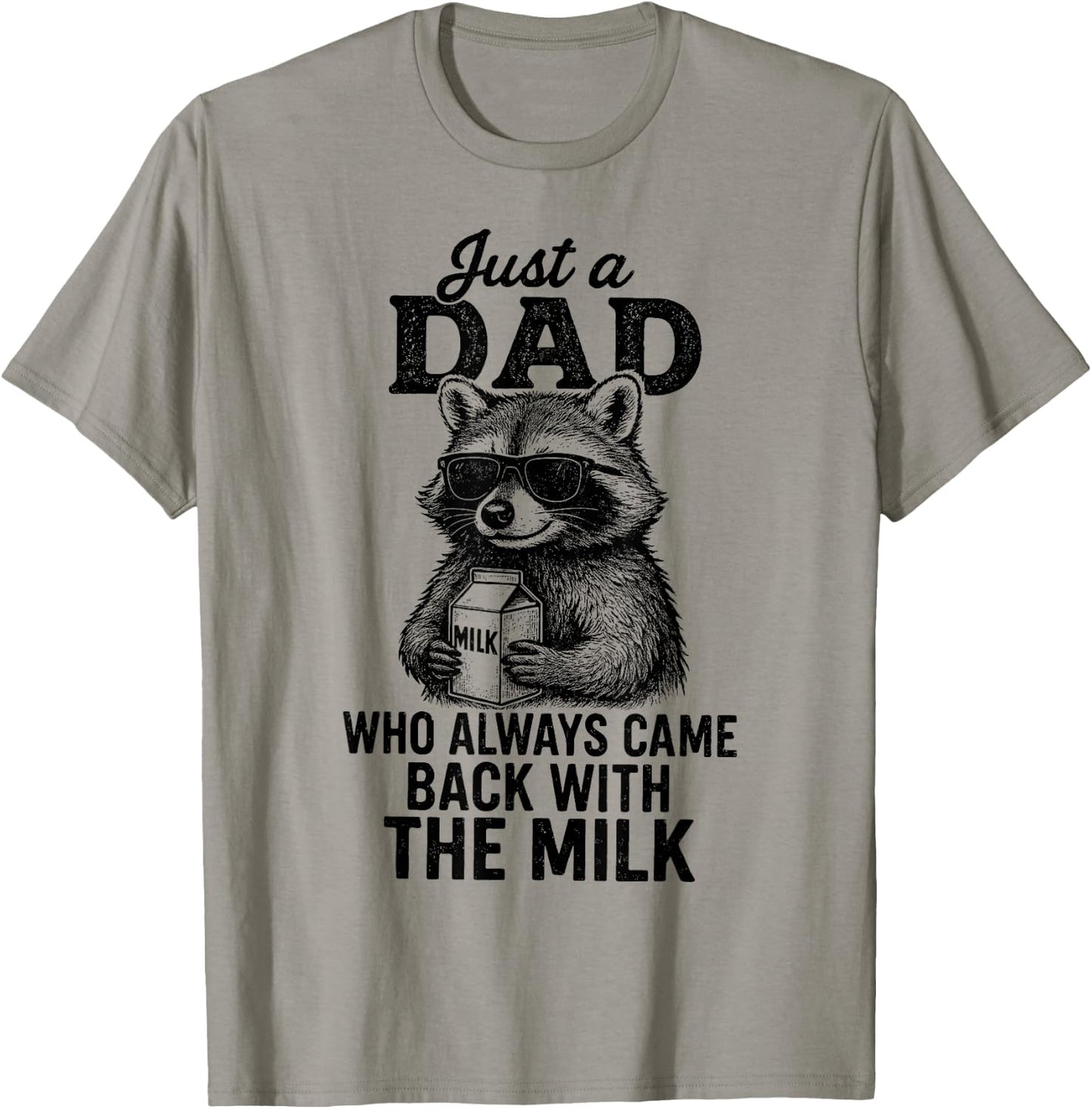 With the Milk Fathers Day T-Shirt - T-Shirt | Sand