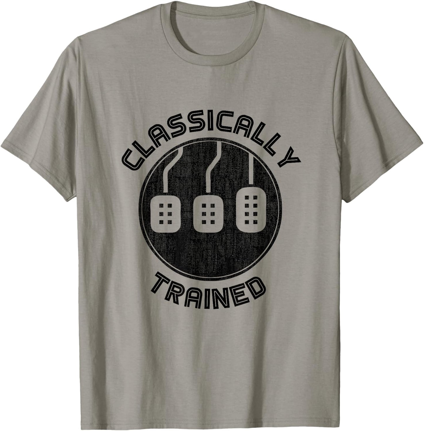 Classically trained Funny Three Pedals Car Guys T-Shirt - T-Shirt | Sand