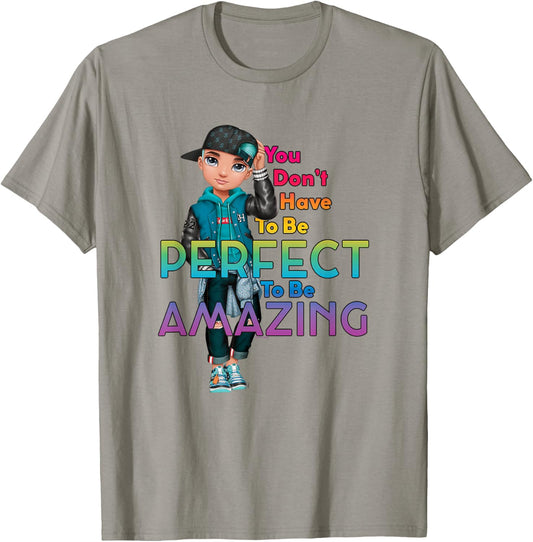 Rainbow High River Kendall Amazing Quote T-Shirt - T-Shirt | Sand