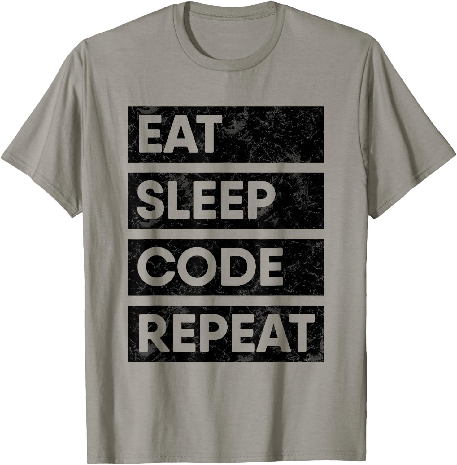 Programmer Eat Sleep Code Repeat Software Engineer T-Shirt - T-Shirt | Sand