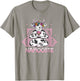 Namooste Meditating Cow Yoga Meditation Namaste T-Shirt - T-Shirt | Sand