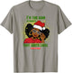 I'm The Naughty Santa Likes Black Afro Mrs. Claus Christmas Short Sleeve T-Shirt - T-Shirt | Sand