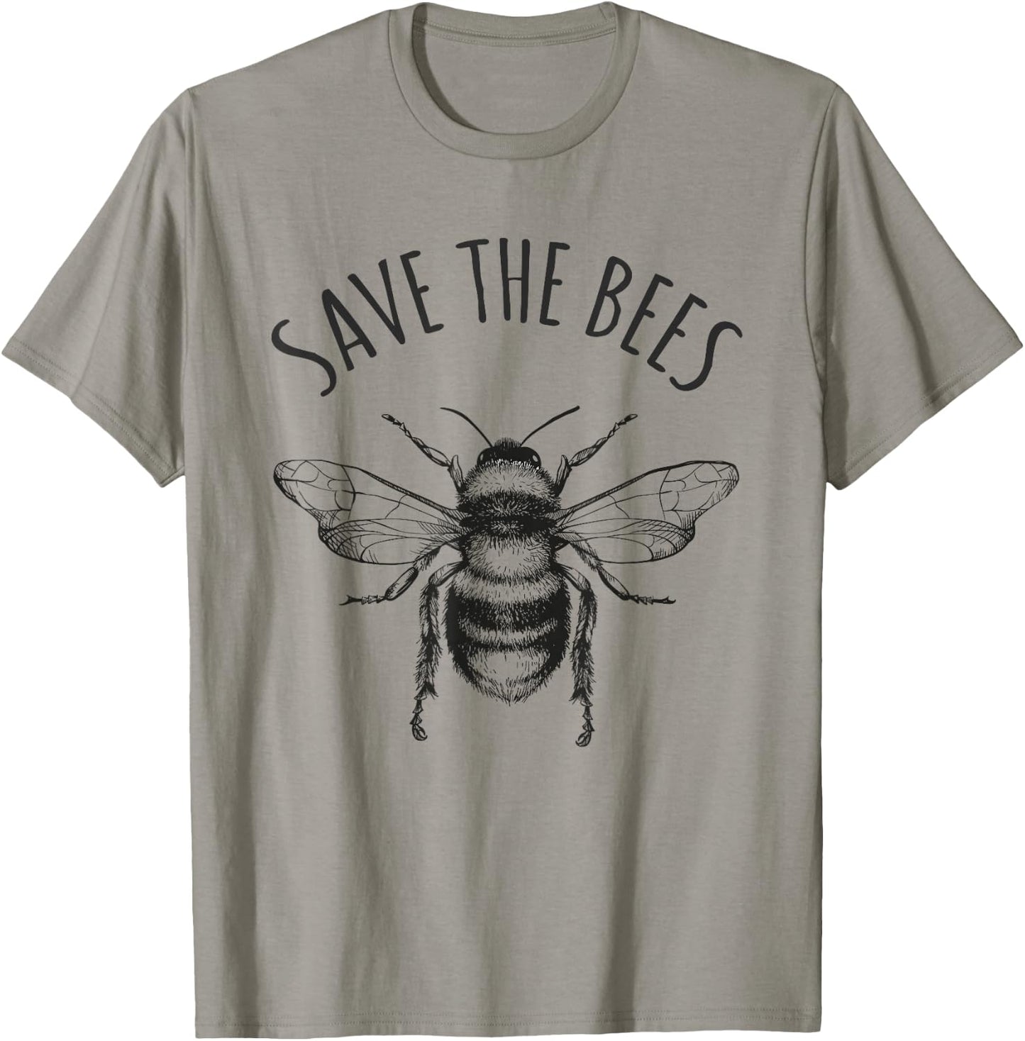 Save The Bees Day of Earth Save Our Planet T-Shirt - T-Shirt | Sand