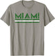 Miami Florida Retro Vintage Weathered T-Shirt - T-Shirt | Sand