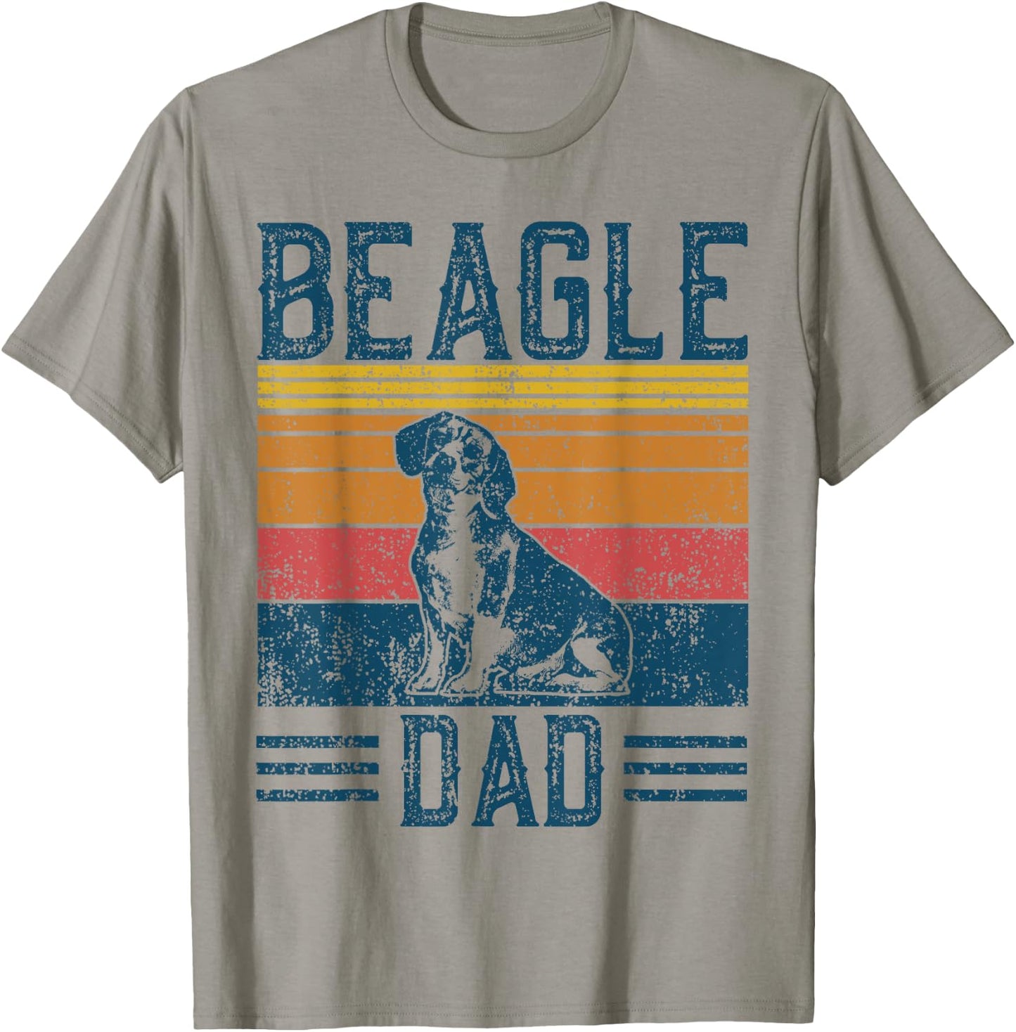 Dog Papa - Vintage Beagle Dad Women T-Shirt - T-Shirt | Sand