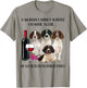 Woman Cannot Survive On Wine Alone English Springer Spaniel T-Shirt - T-Shirt | Sand