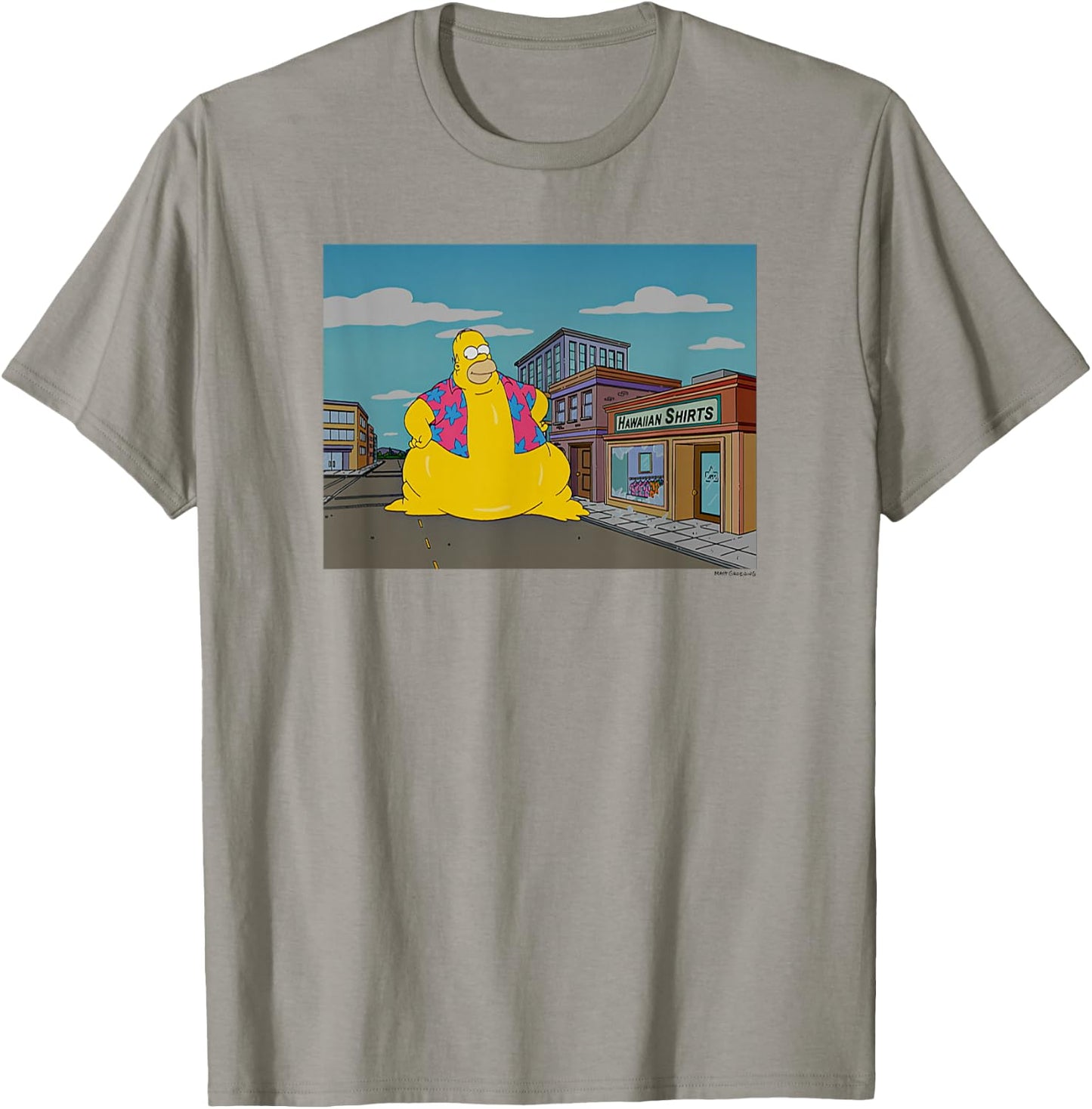 The Simpsons Treehouse Of Horror Hawaiian Monster Homer T-Shirt - T-Shirt | Sand