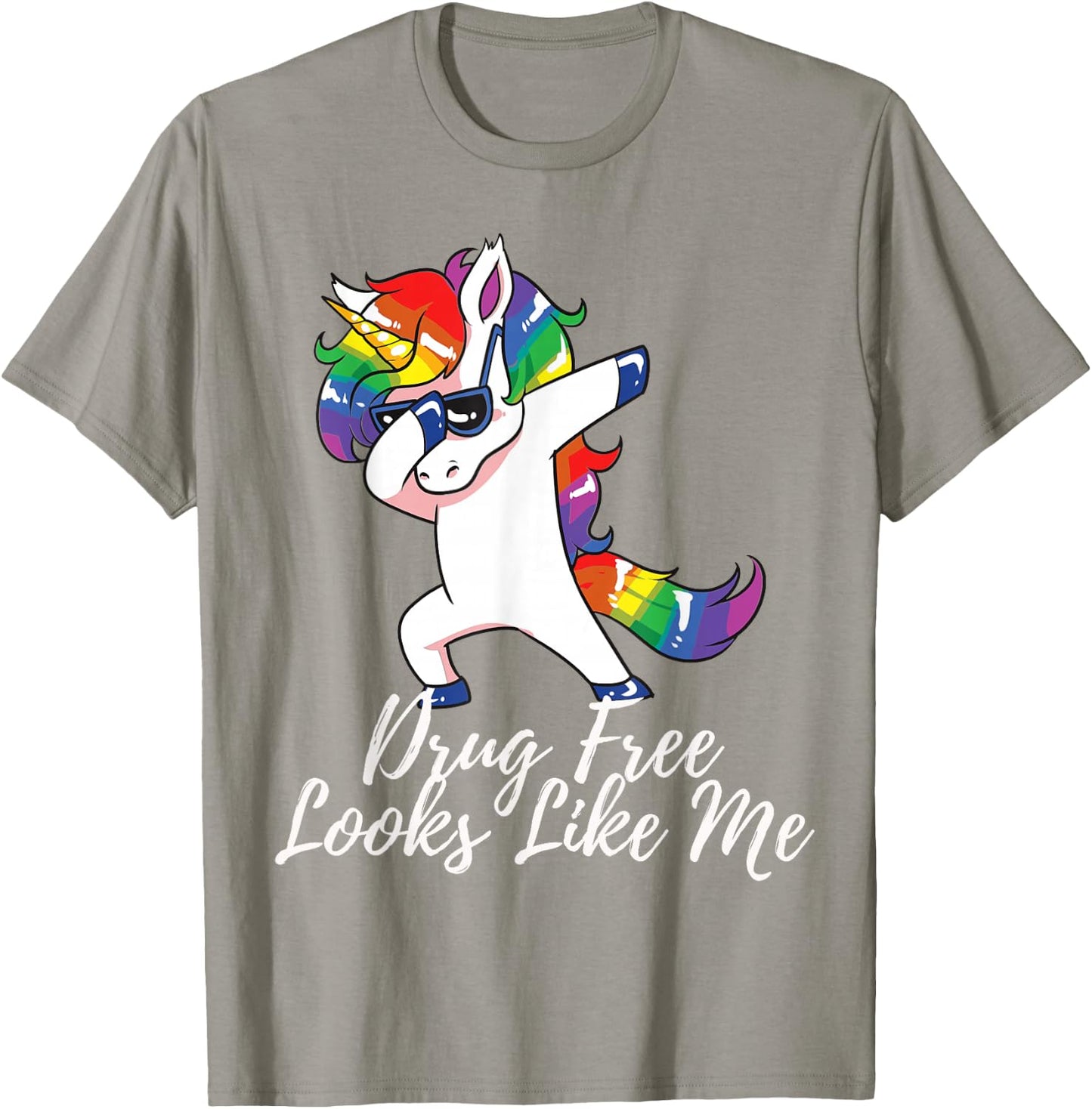 Red Ribbon Week Drug Free Looks Like This T-Shirt - T-Shirt | Sand