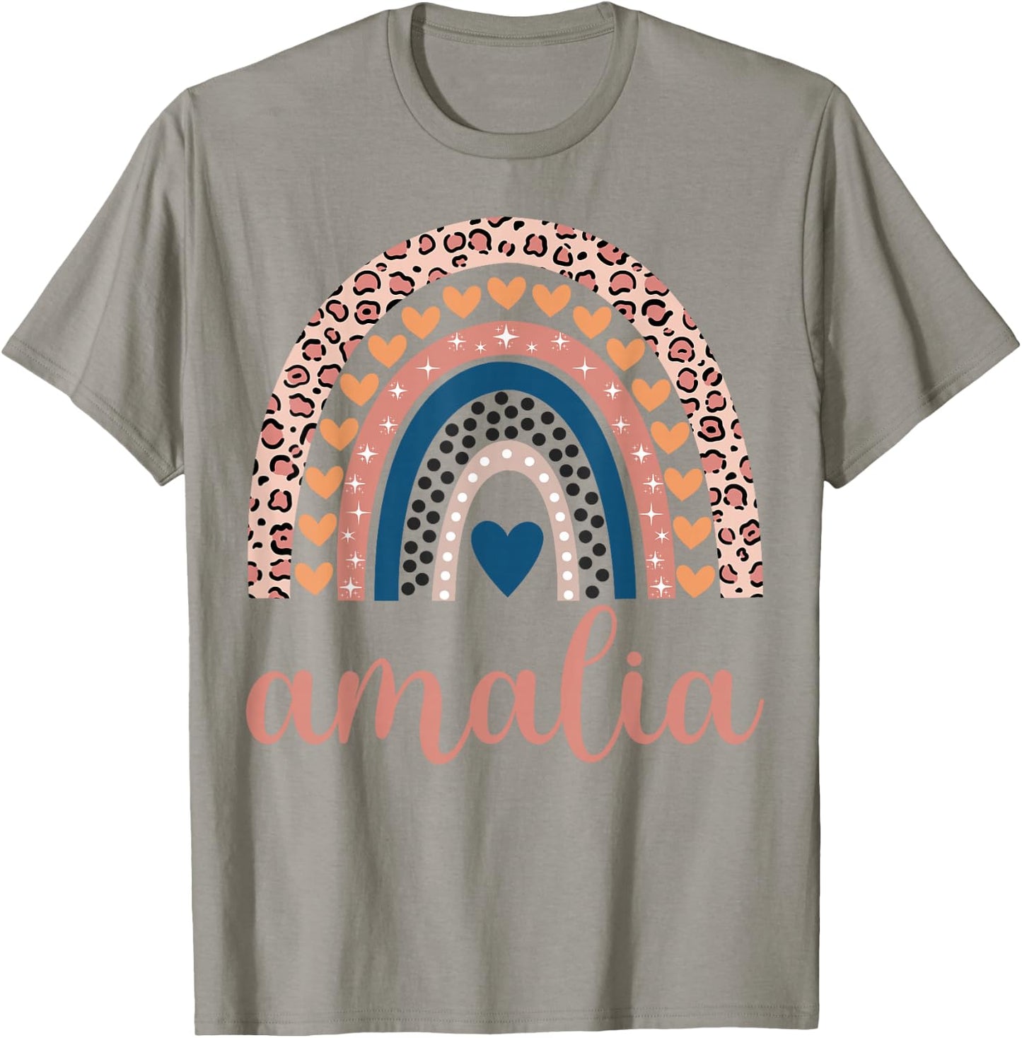 Amalia Amalia Name Birthday Shirt Gift T-Shirt - T-Shirt | Sand