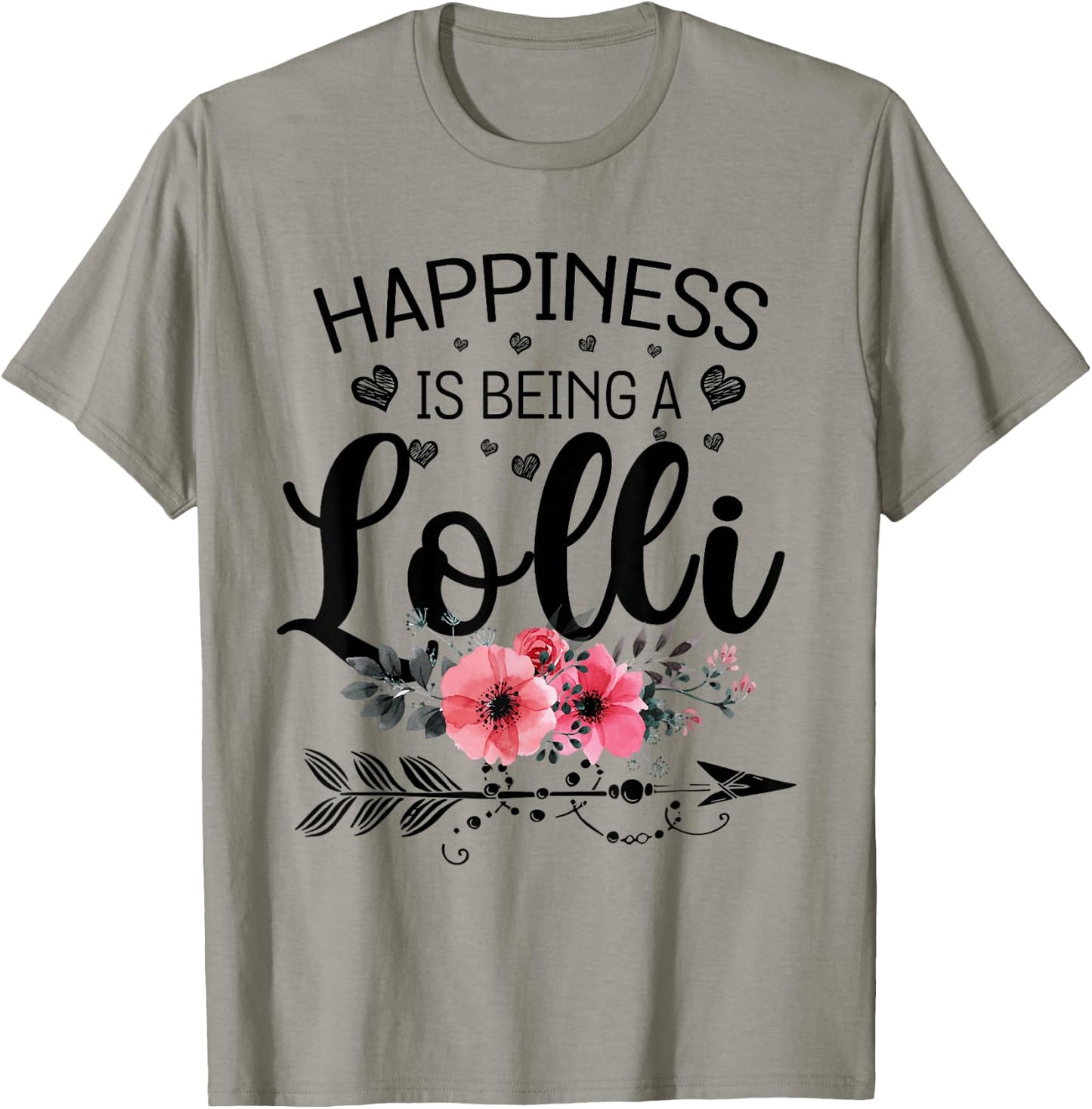 Happiness is being a Lolli Announcement Mothers Day T-Shirt - T-Shirt | Sand