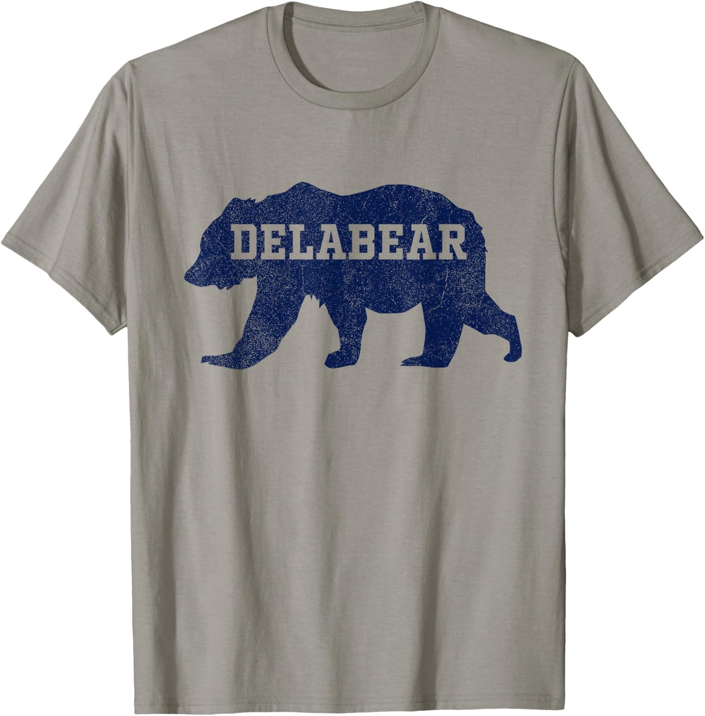 DELABEAR - Bear Running Through Delaware and Delco T-Shirt - T-Shirt | Sand