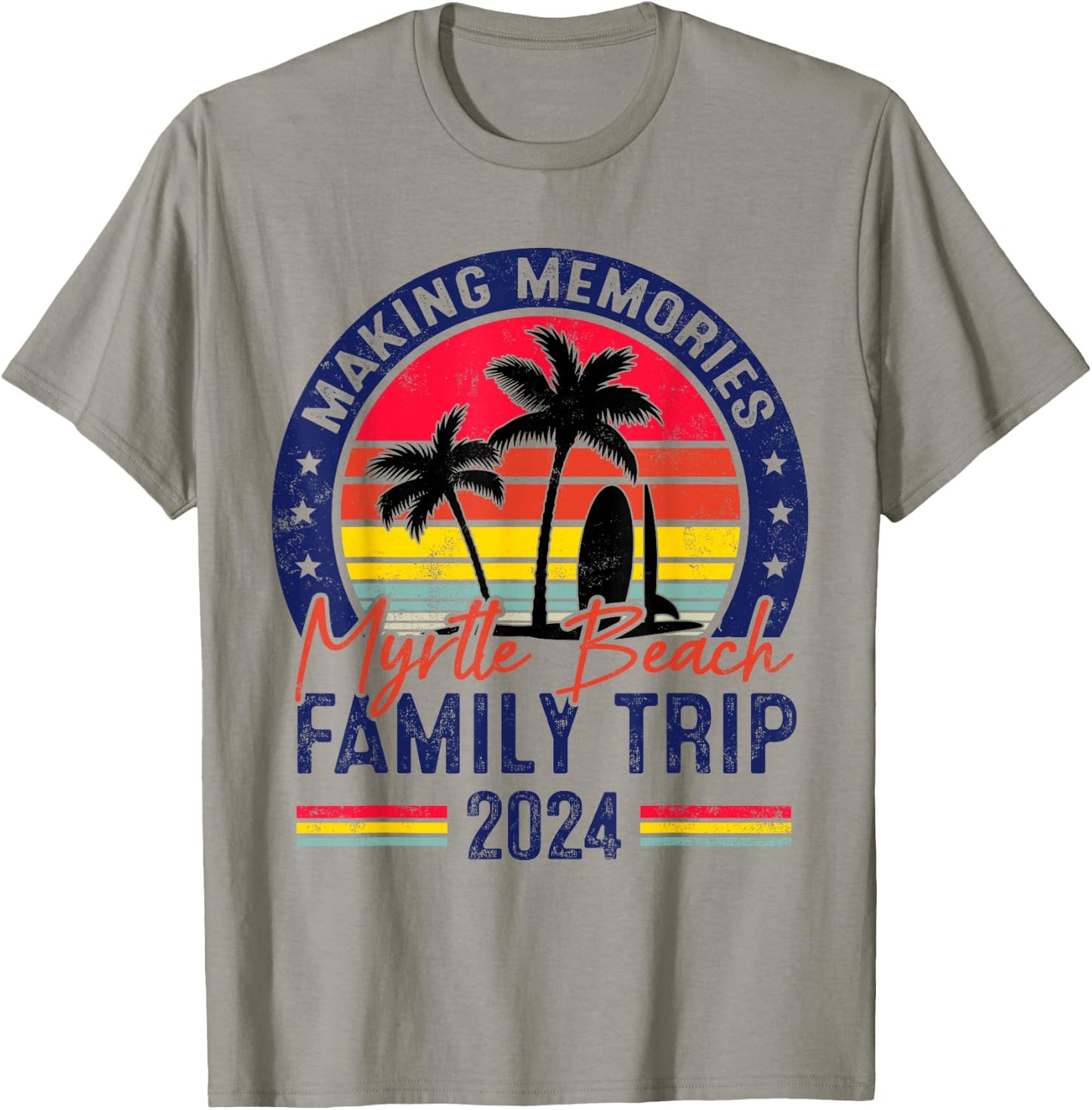 Myrtle Beach Family Trip 2024 Matching Vacation Summer 2024 Women Kids T-Shirt - T-Shirt | Sand