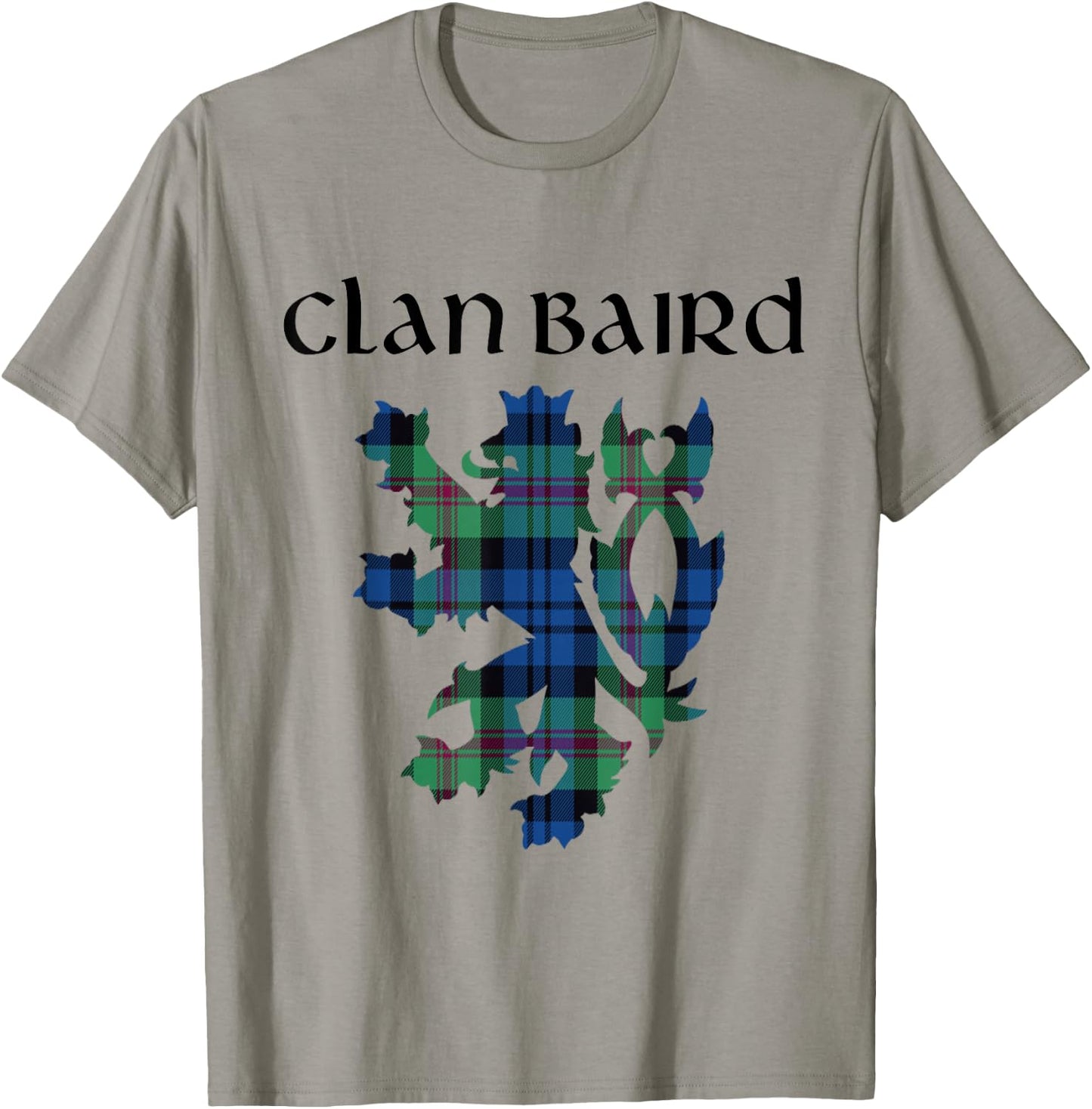 Clan Baird Tartan Scottish Family Name Scotland Pride T-Shirt - T-Shirt | Sand