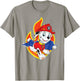 Paw Patrol Marshall Torn Badge T-Shirt - T-Shirt | Sand