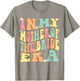 In My Mother of the Bride Era Bride's Mom Mama Groovy Retro T-Shirt - T-Shirt | Sand