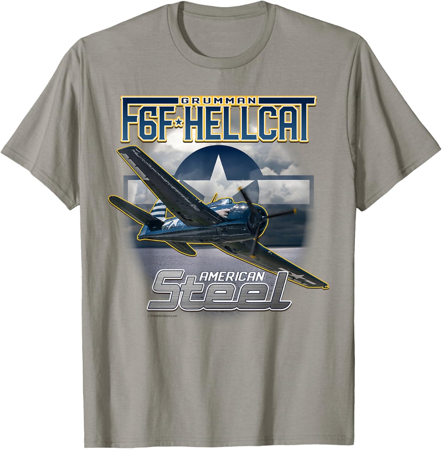 Aviation : F6F Hellcat American Steel WWII Shirt T-Shirt - T-Shirt | Sand