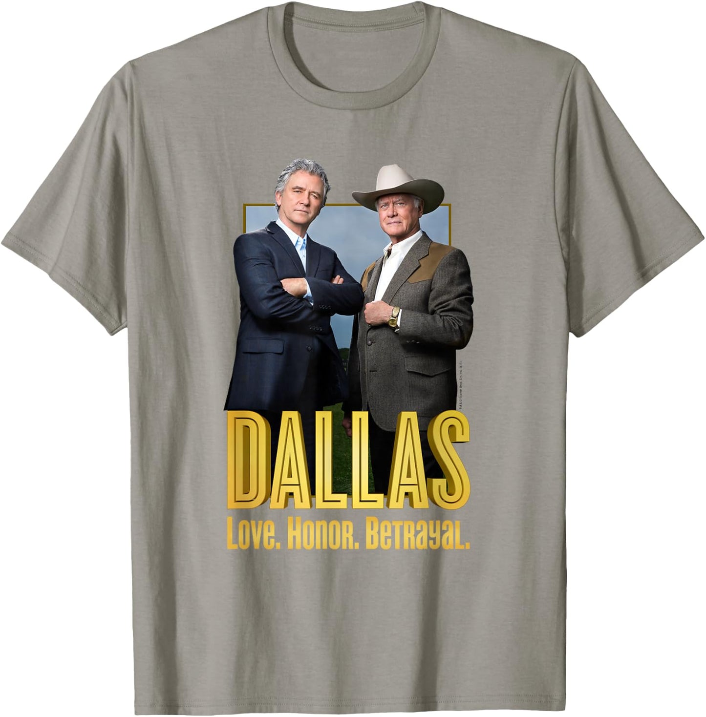 Dallas TV Series Big Two T-Shirt - T-Shirt | Sand