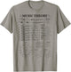 Music Theory Musician Music Teacher EDM School T-Shirt - T-Shirt | Sand