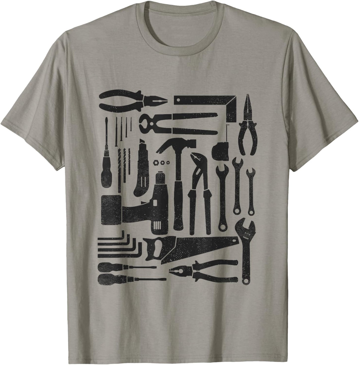 Craftsmen Hardware Tools Set Mechanic Engineer Handyman T-Shirt - T-Shirt | Sand