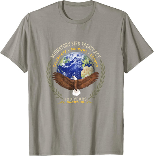 Migratory Bird Act Bird Lovers Birdwatching Birding Birders T-Shirt - T-Shirt | Sand