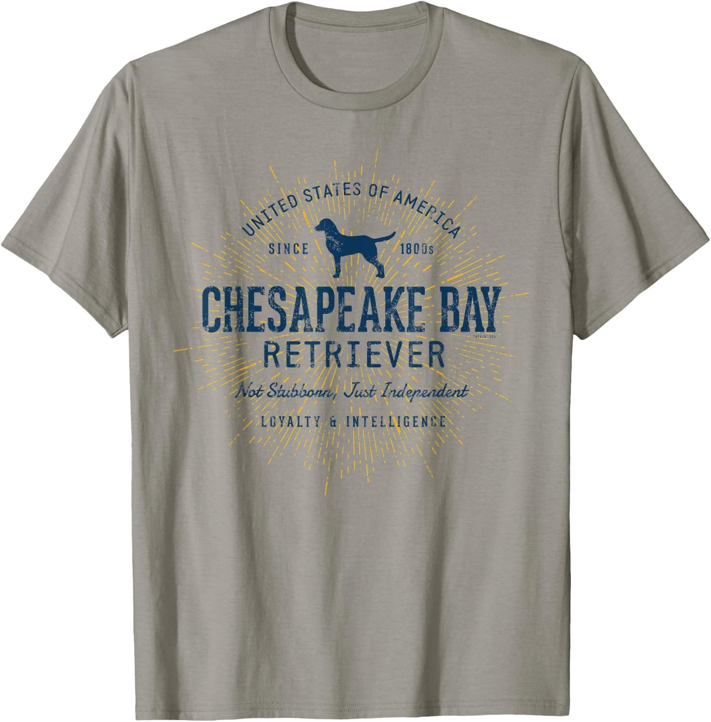 Chessie Dog Vintage Style Retro Chesapeake Bay Retriever Men Women Kids T-Shirt - T-Shirt | Sand