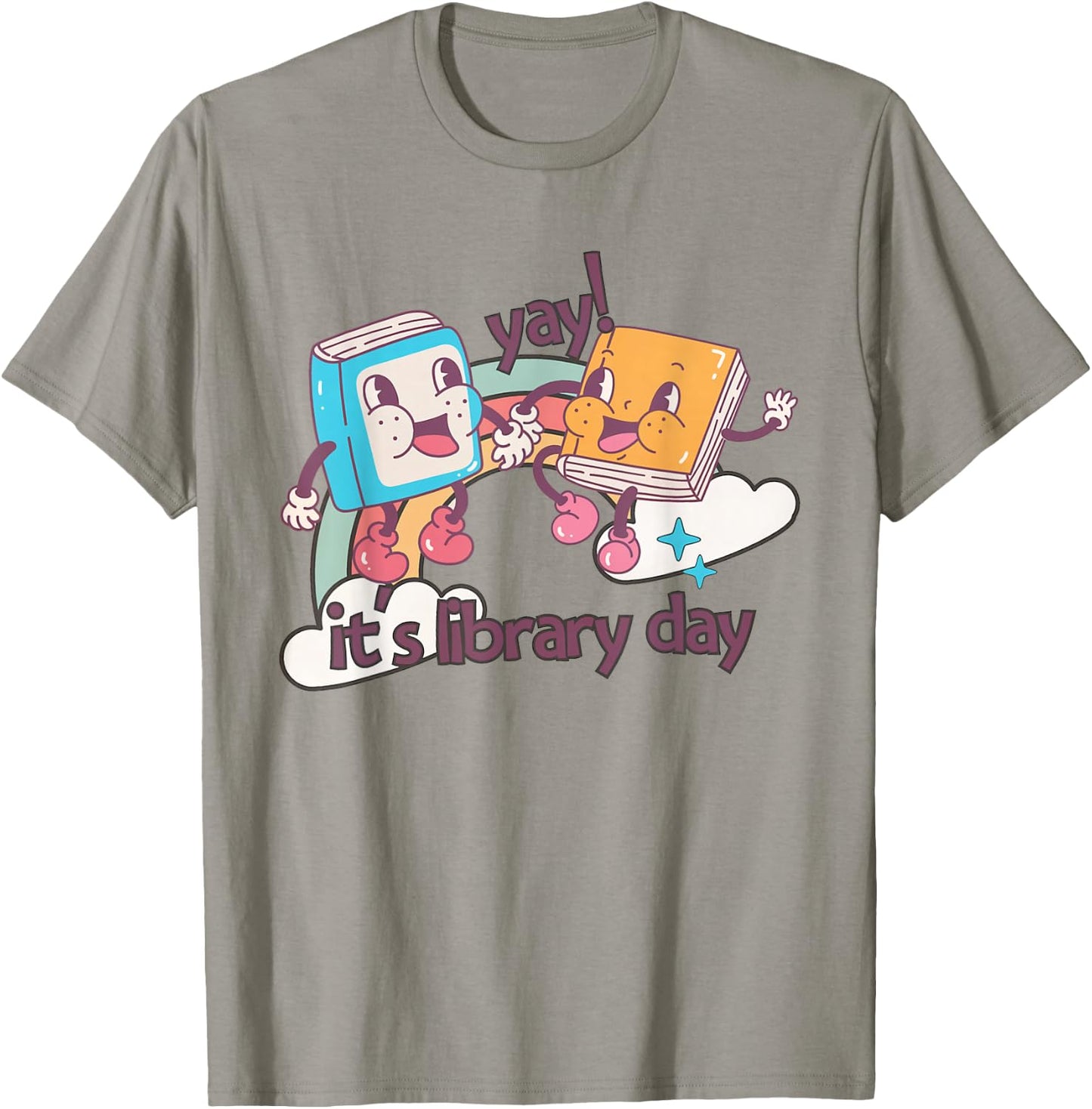 It's Library Day Reading Teacher Back To School Librarian T-Shirt - T-Shirt | Sand