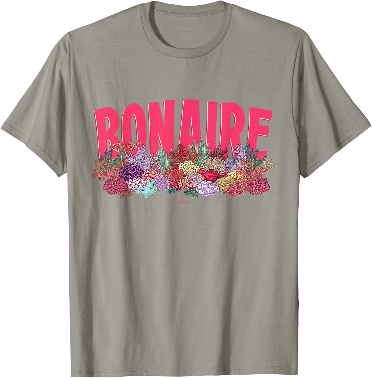 JCombs: Bonaire, Coral Reef, Beach T-Shirt - T-Shirt | Sand