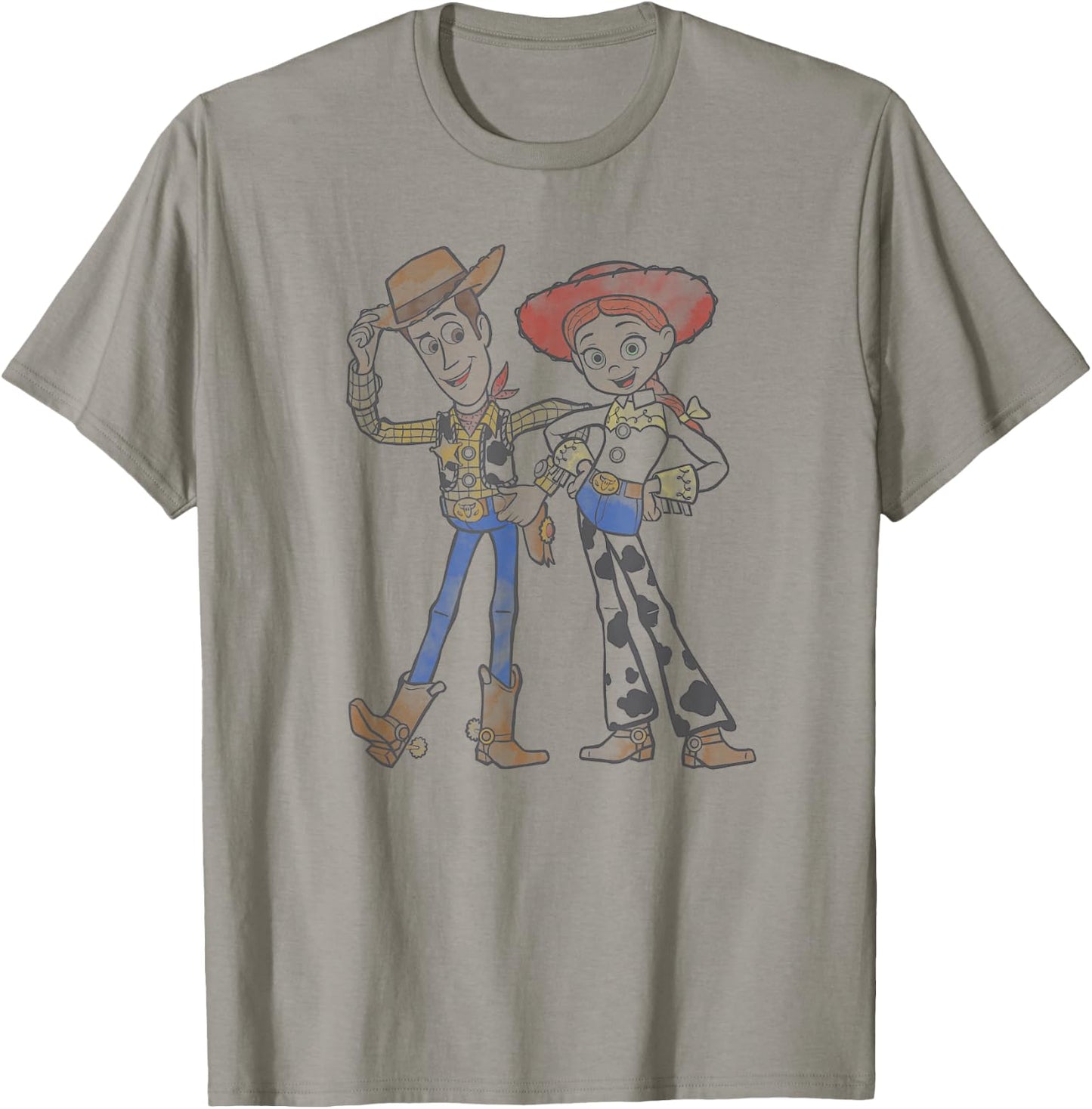 Disney Pixar Toy Story 4 Woody and Jessie T-Shirt - T-Shirt | Sand