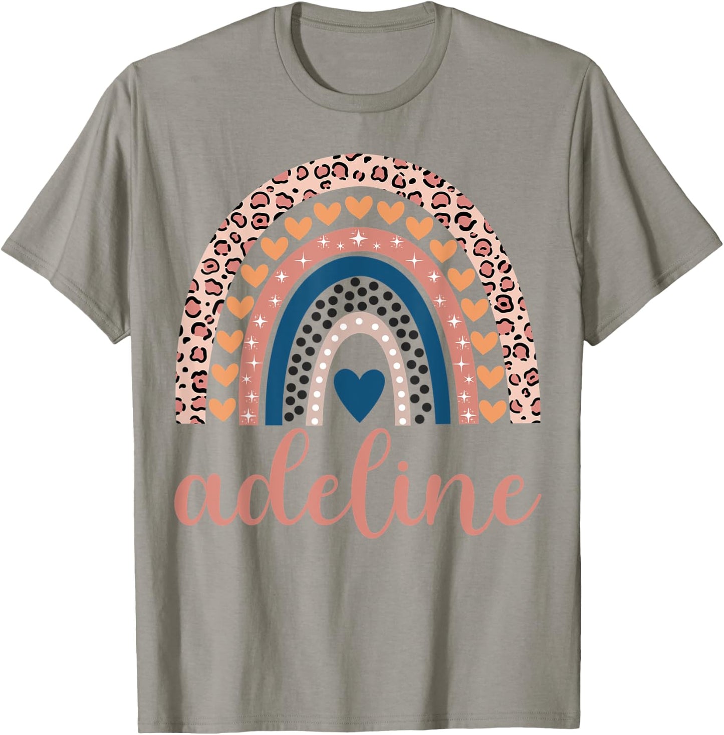Adeline Adeline Name Birthday Shirt Gift T-Shirt - T-Shirt | Sand