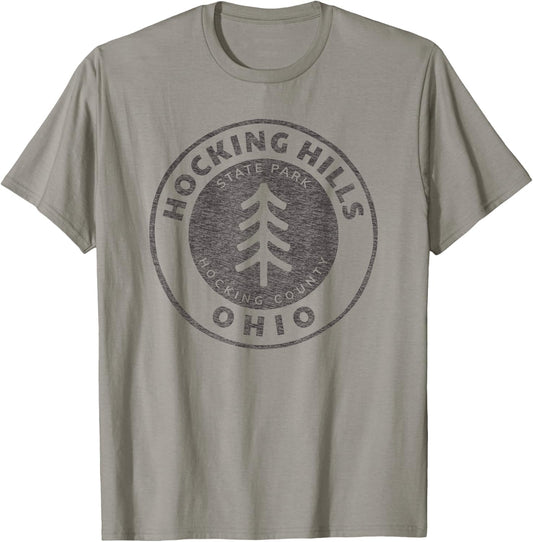 Retro Hocking Hills State Park Souvenir T-Shirt - T-Shirt | Sand