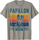 Dog Papillon Mom - Vintage Papillon Mom T-Shirt - T-Shirt | Sand