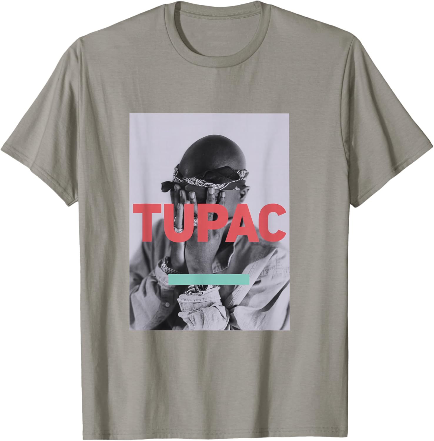Tupac Official Photo T-Shirt - T-Shirt | Sand