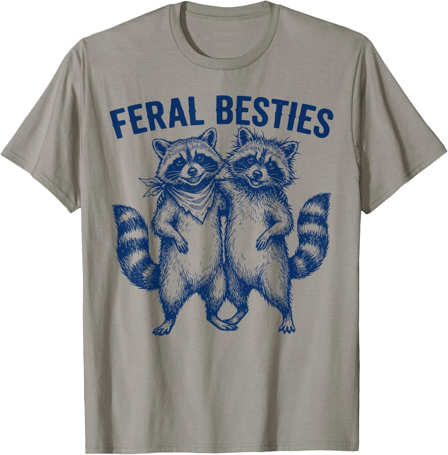 Possum Feral Besties Matching Friend Twinning Funny BFF T-Shirt - T-Shirt | Sand