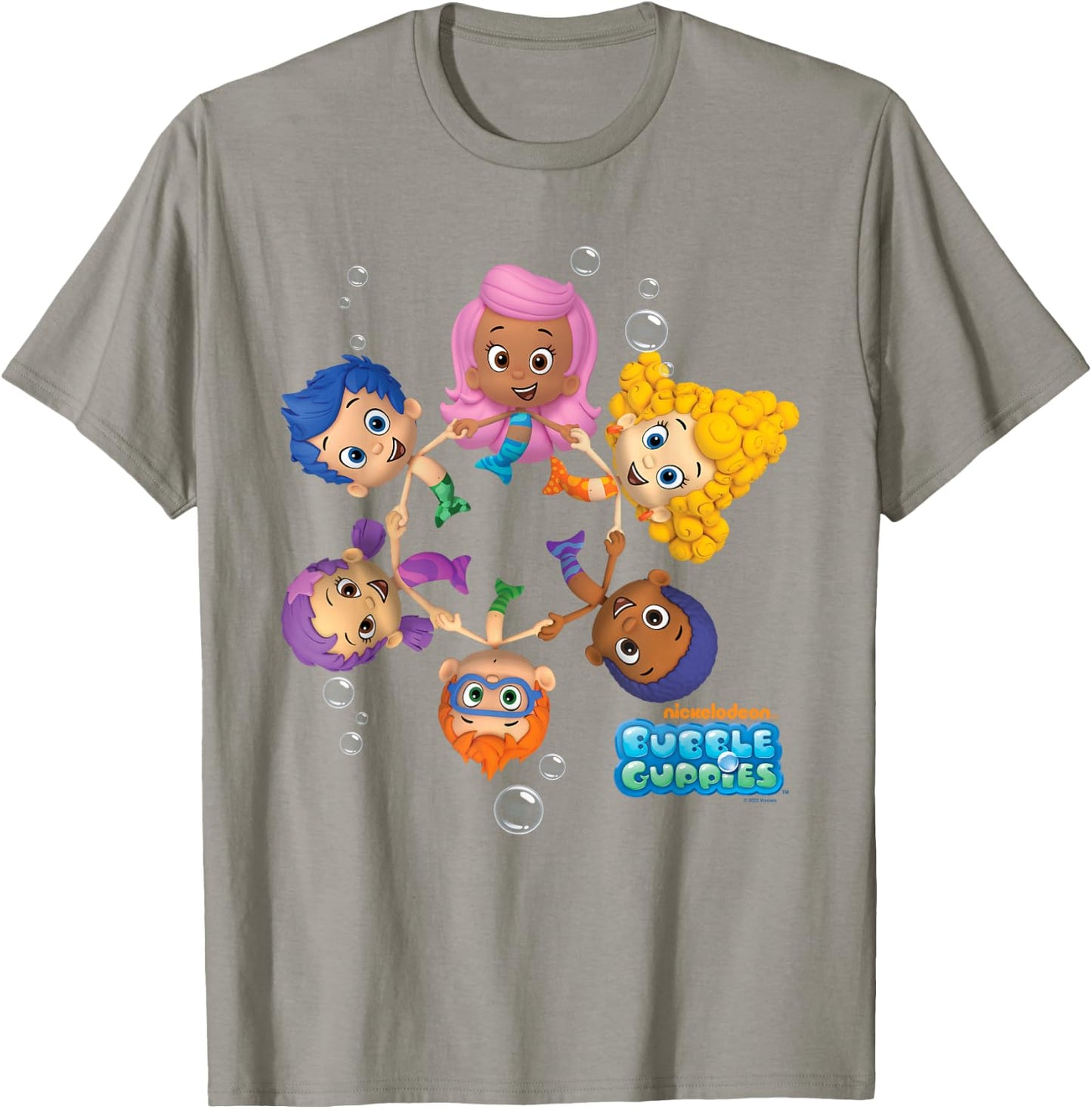 Bubble Guppies Nonny, Deema, Oona, Molly, Goby, Gil T-Shirt - T-Shirt | Sand