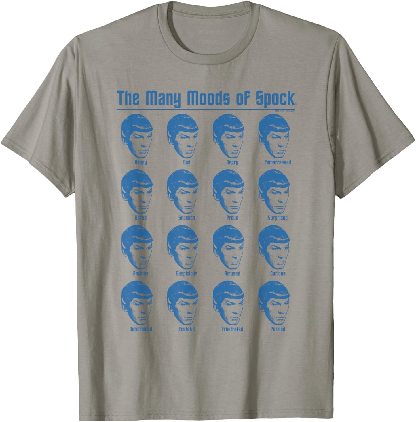 Star Trek Many Moods of Spock T-Shirt - T-Shirt | Sand