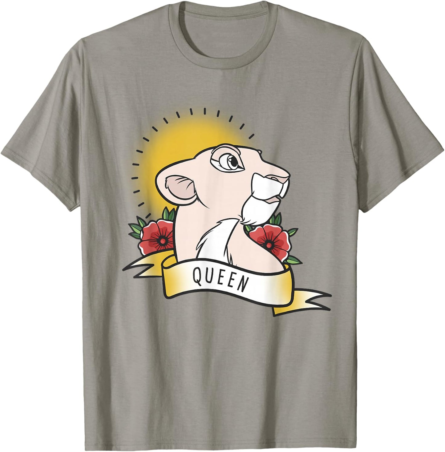 Disney Lion King Nala Queen Tattoo Yellow Graphic T-Shirt - T-Shirt | Sand