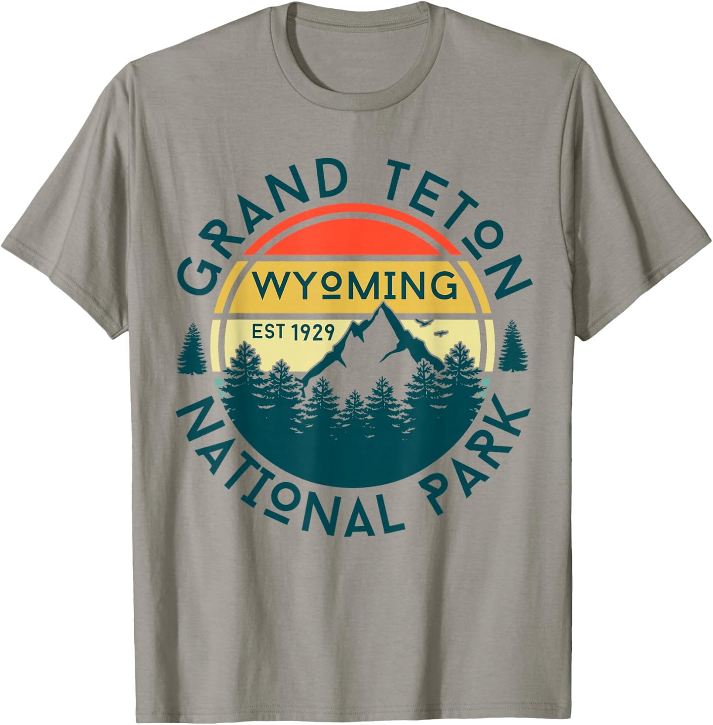 Grand Teton National Park T-Shirt - T-Shirt | Sand