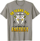 59 Years Ago I was The Fastest Twin Birthday T-Shirt - T-Shirt | Sand