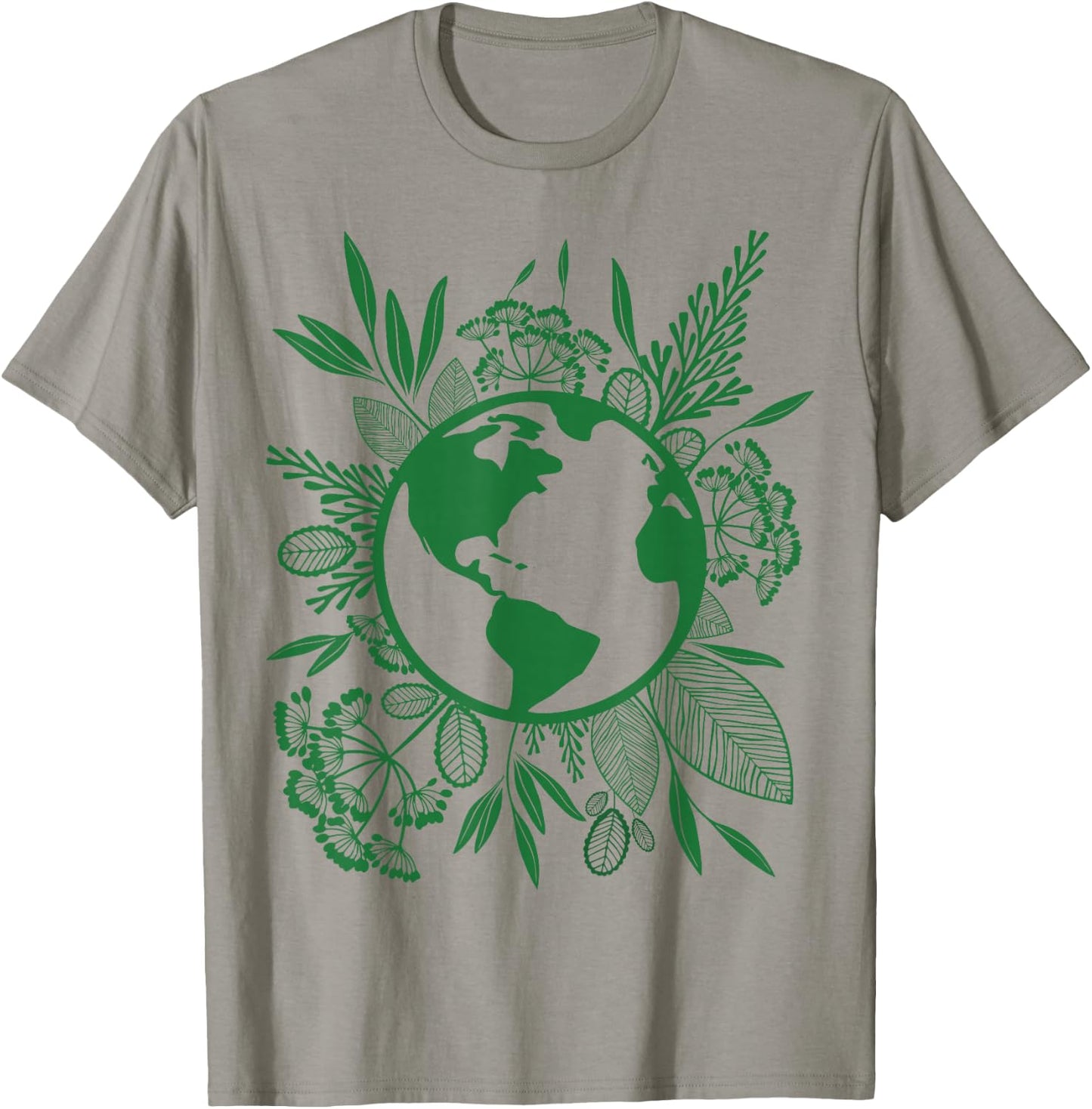 Earth Day Live Green Peace, Love, Reuse, Recycle T-Shirt - T-Shirt | Sand
