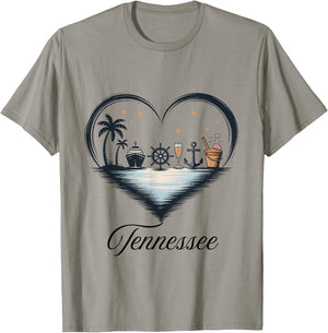 Girls Trip Cruise Vacation Travel Tennessee T-Shirt - T-Shirt | Sand