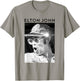 Elton John Official Black & White Photo Sequin Cap T-Shirt - T-Shirt | Sand
