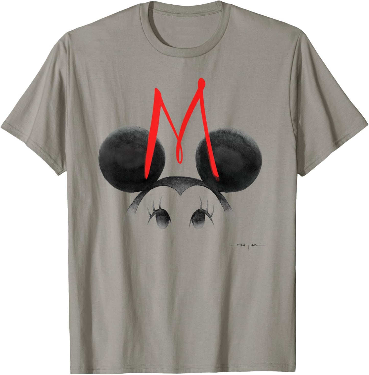 Minnie Mouse - Ears With Face T-Shirt - T-Shirt | Sand