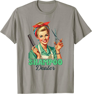 Hairdresser Hair Stylist Shampoo Dealer Barber Hairstylist T-Shirt - T-Shirt | Sand
