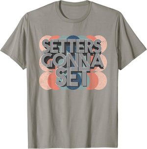 Volleyball Setter Gifts for Girls Team Coach Players Cute T-Shirt - T-Shirt | Sand