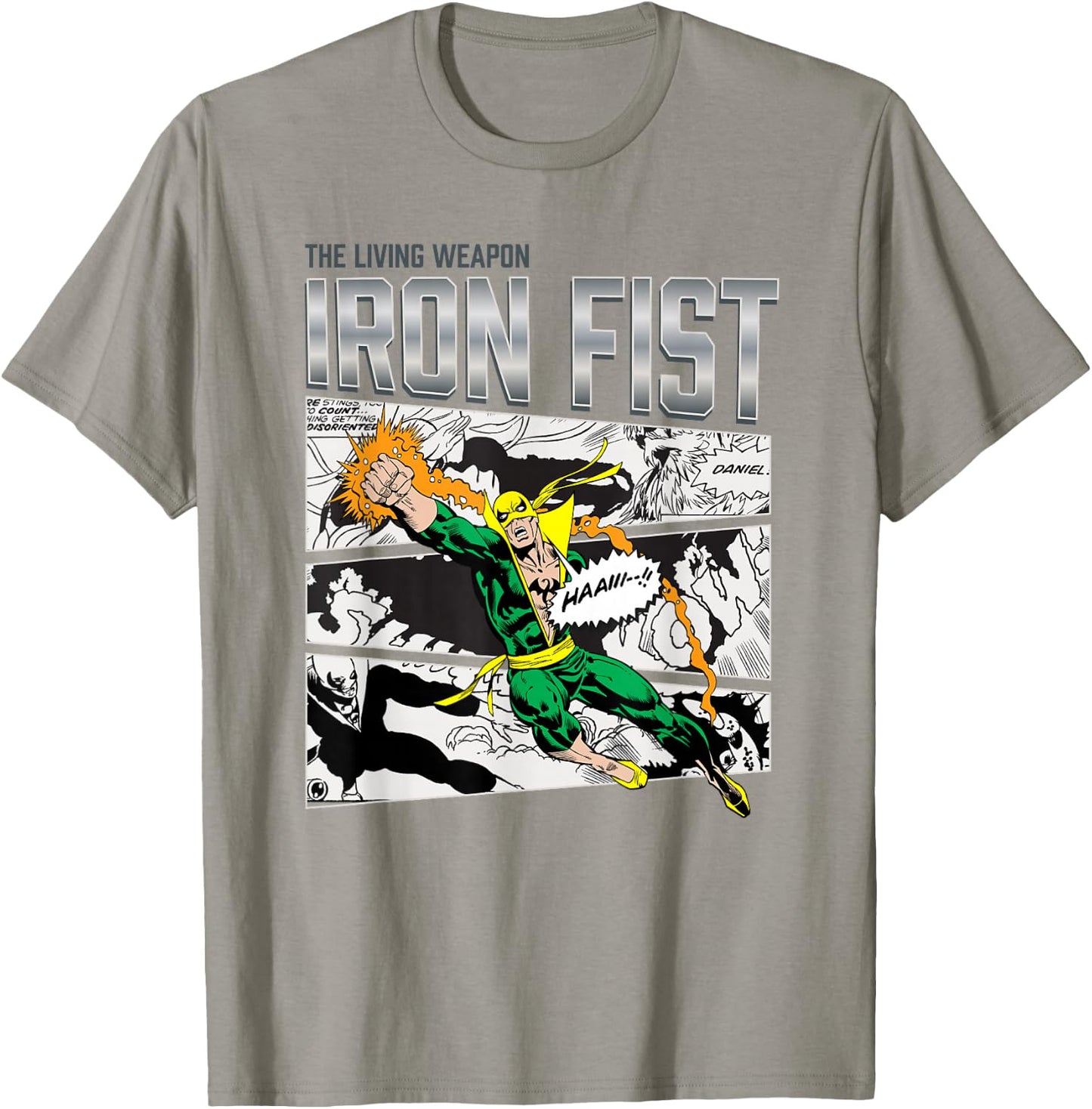Marvel Comics Iron Fist The Living Weapon Vintage T-Shirt - T-Shirt | Sand