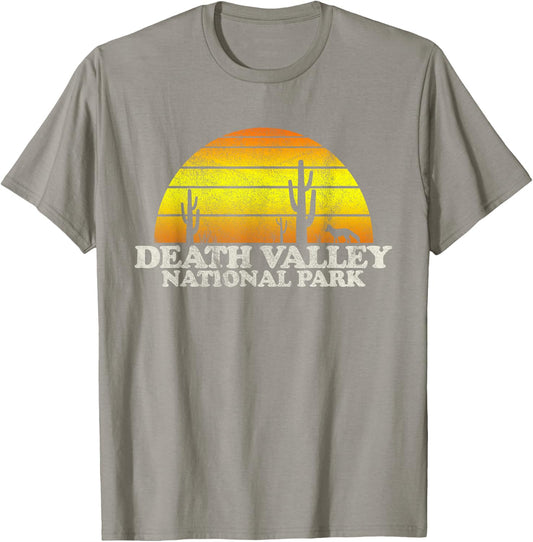 Vintage Death Valley National Park Sunset T-Shirt - T-Shirt | Sand