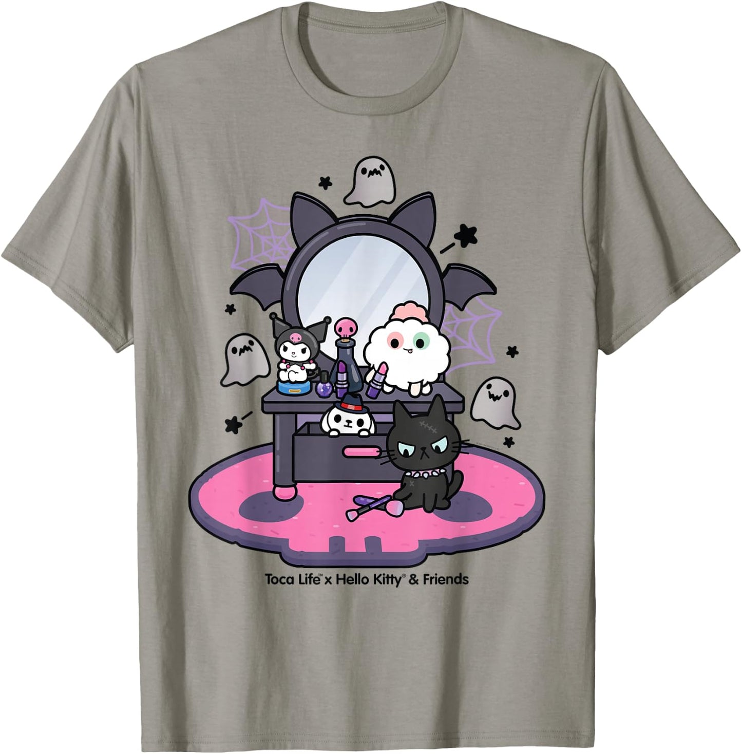 Toca Life x Hello Kitty & Friends Kuromi Vanity T-Shirt - T-Shirt | Sand