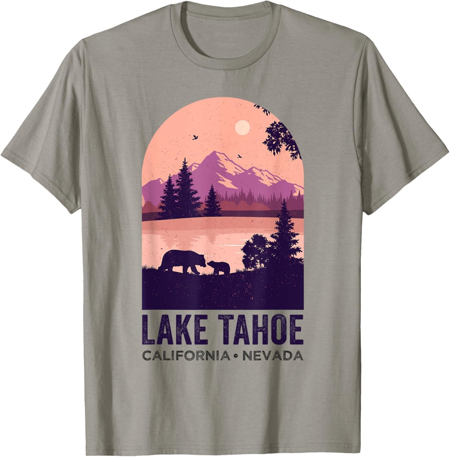 Lake Tahoe California Nevada Summer Vacation at Lake Tahoe T-Shirt - T-Shirt | Sand