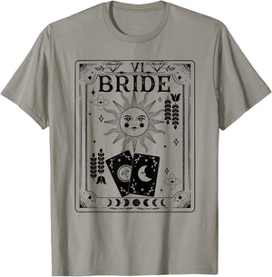 Gothic Witchy Coven, Tarot Celestial Bachelorette matching T-Shirt - T-Shirt | Sand