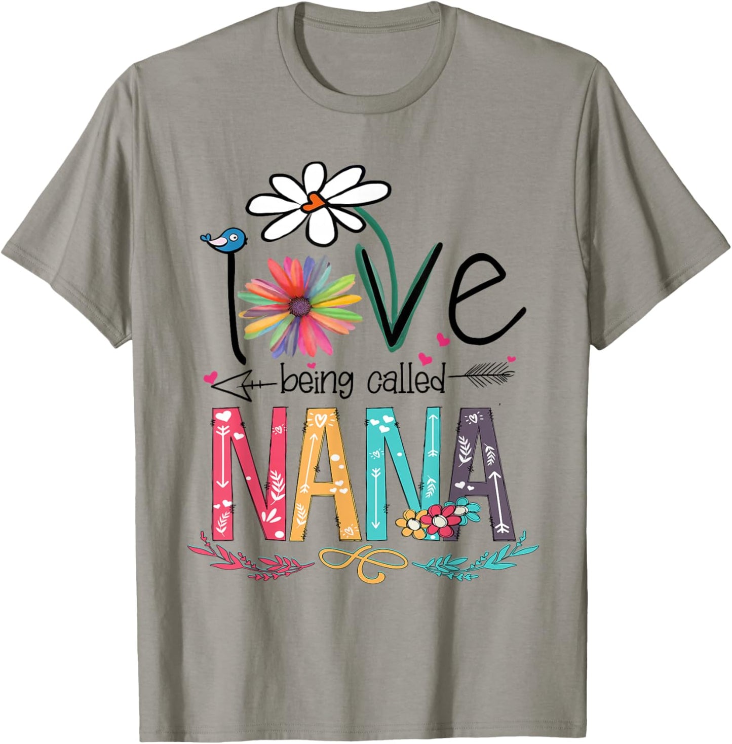 I Love Being Called Nana Sunflower Shirt T-Shirt - T-Shirt | Sand